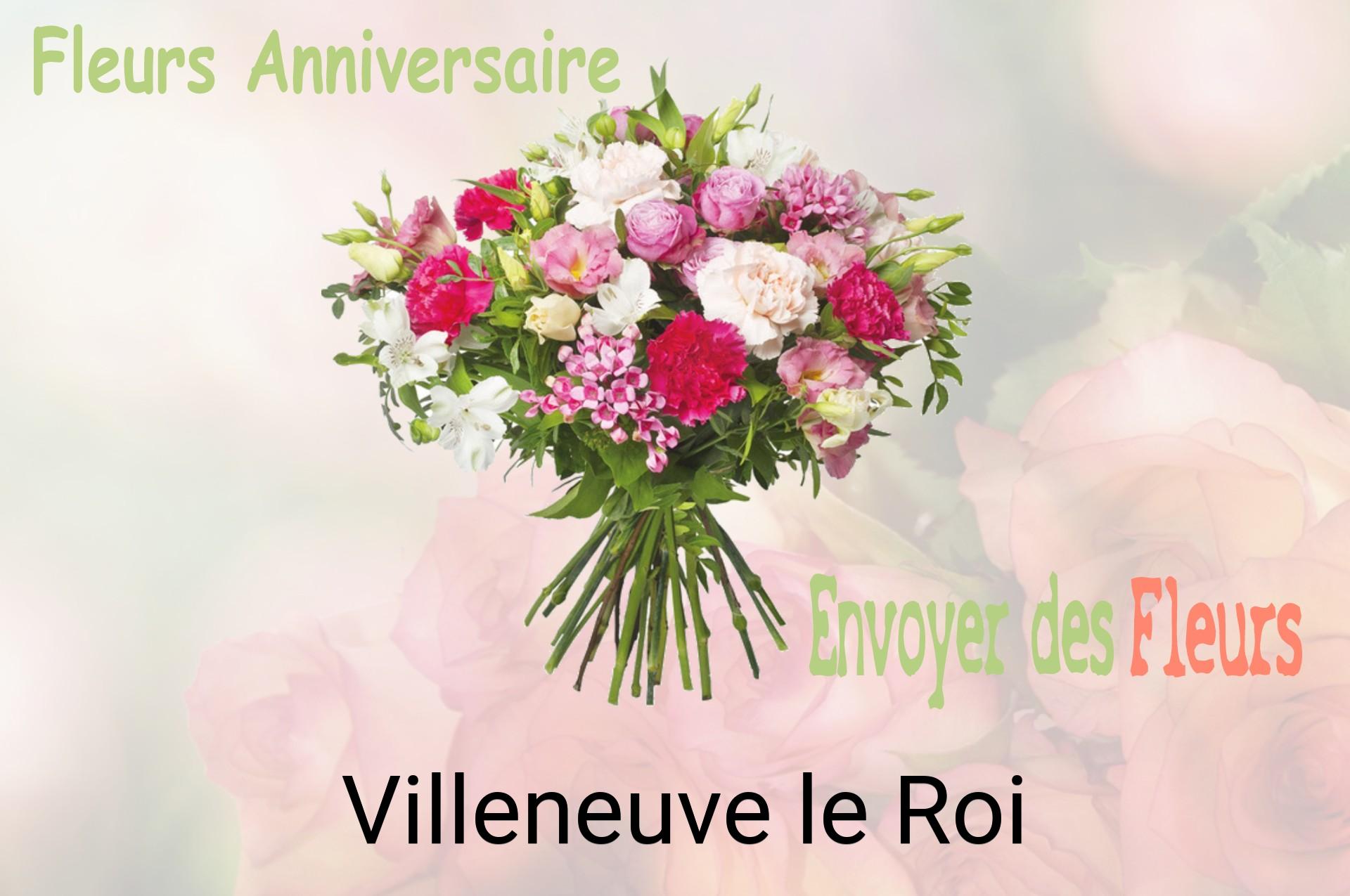 Bouquet de fleurs d’anniversaire livré à Villeneuve-le-Roi